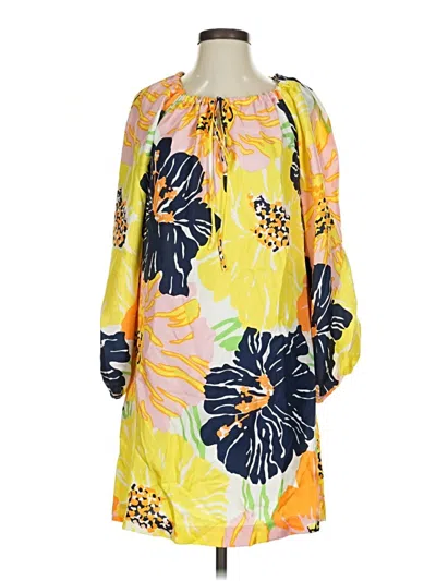Pre-owned Assorted Brands Casual Dress In Yellow