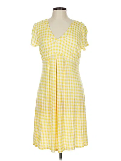 Pre-owned Assorted Brands Casual Dress In Yellow