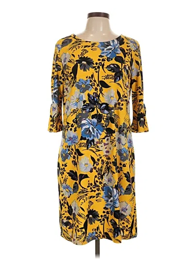 Pre-owned Assorted Brands Casual Dress In Yellow