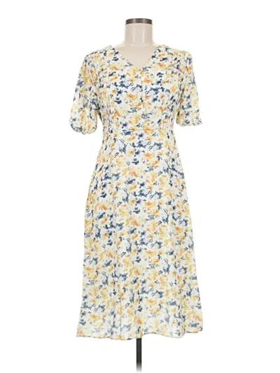 Pre-owned Assorted Brands Casual Dress In Yellow