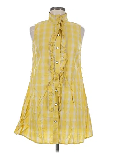 Pre-owned Assorted Brands Casual Dress In Yellow