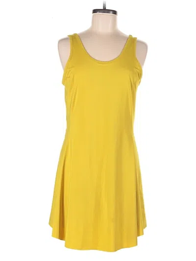 Pre-owned Assorted Brands Casual Dress In Yellow