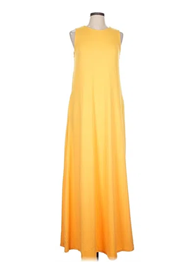 Pre-owned Assorted Brands Casual Dress In Yellow