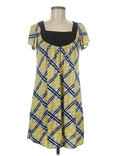 Pre-owned Assorted Brands Casual Dress In Yellow