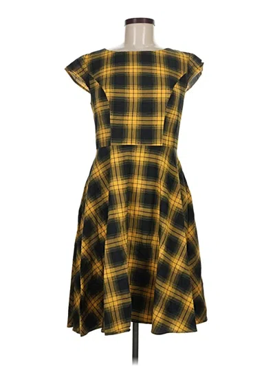 Pre-owned Assorted Brands Casual Dress In Yellow