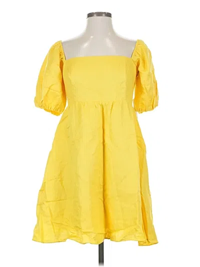 Assorted Brands Casual Dress In Yellow