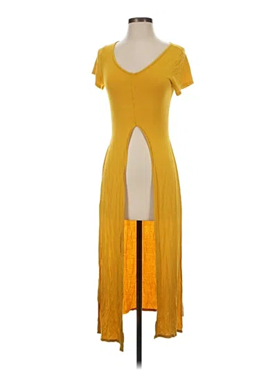 Pre-owned Assorted Brands Casual Dress In Yellow