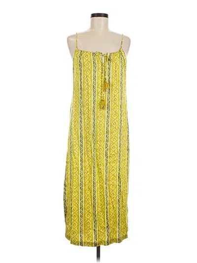 Pre-owned Assorted Brands Casual Dress In Yellow