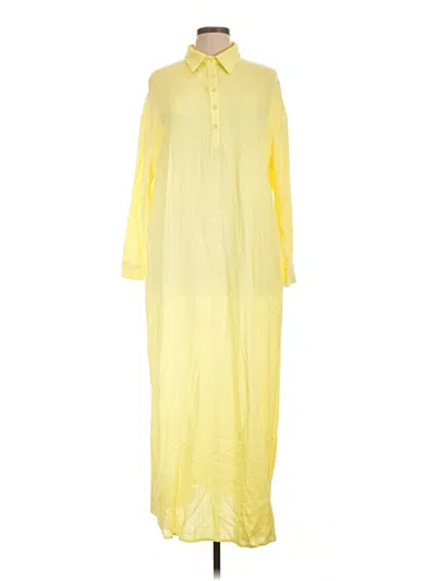 Pre-owned Assorted Brands Casual Dress In Yellow