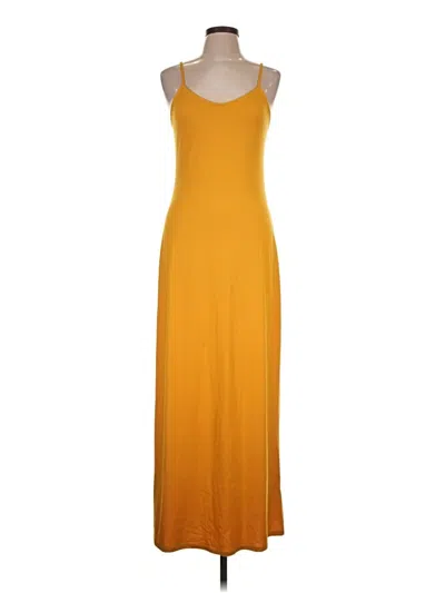 Pre-owned Assorted Brands Casual Dress In Yellow