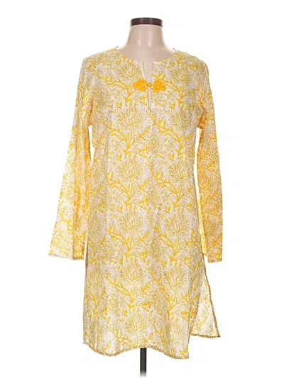 Assorted Brands Casual Dress In Yellow