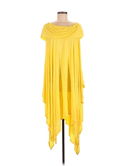 Pre-owned Assorted Brands Casual Dress In Yellow