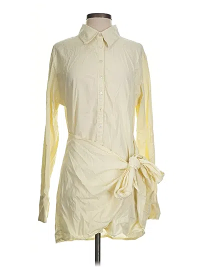 Pre-owned Assorted Brands Casual Dress In Yellow