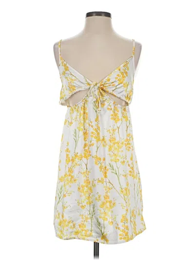 Pre-owned Assorted Brands Casual Dress In Yellow