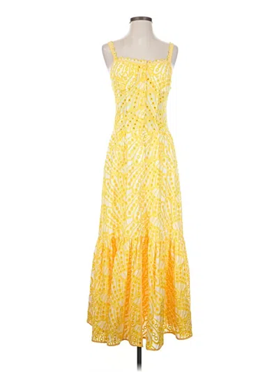Pre-owned Assorted Brands Casual Dress In Yellow