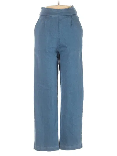 Pre-owned Assorted Brands Casual Pants In Blue
