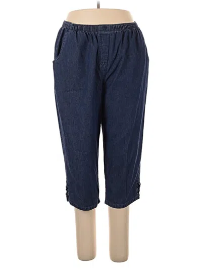 Pre-owned Assorted Brands Casual Pants In Blue