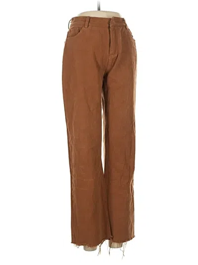 Pre-owned Assorted Brands Casual Pants In Brown
