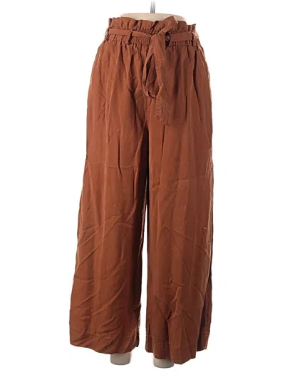 Pre-owned Assorted Brands Casual Pants In Brown