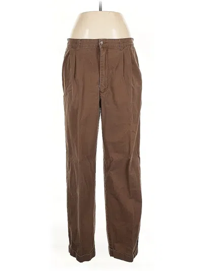 Pre-owned Assorted Brands Casual Pants In Brown