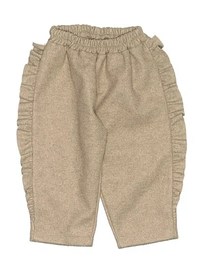 Pre-owned Assorted Brands Kids' Casual Pants In Brown