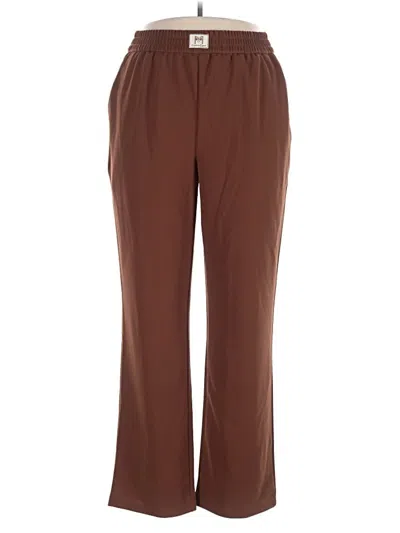 Pre-owned Assorted Brands Casual Pants In Brown