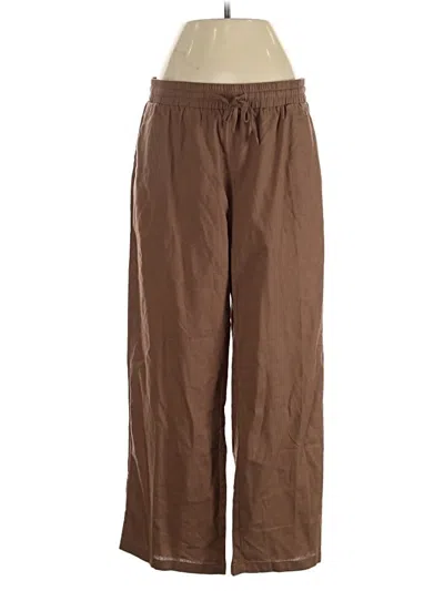 Pre-owned Assorted Brands Casual Pants In Brown