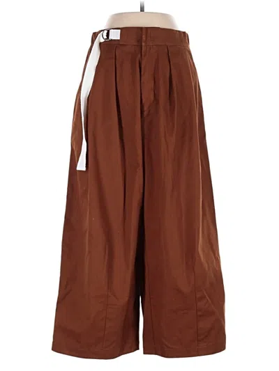 Pre-owned Assorted Brands Casual Pants In Brown