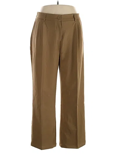 Pre-owned Assorted Brands Casual Pants In Brown