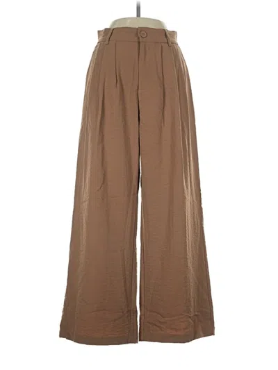 Pre-owned Assorted Brands Casual Pants In Brown