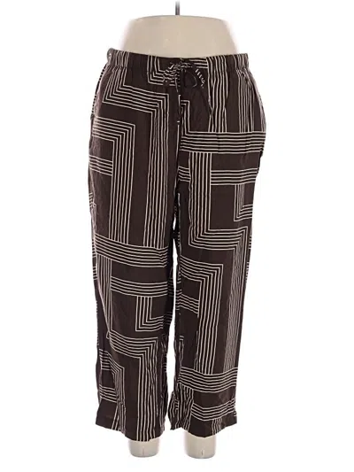 Pre-owned Assorted Brands Casual Pants In Brown