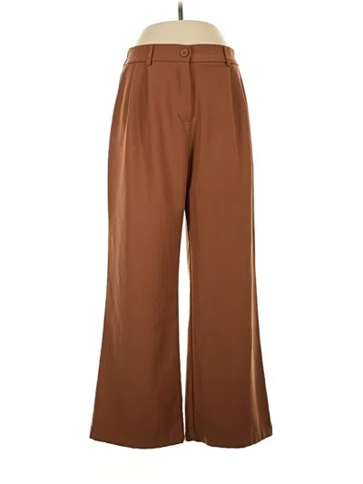 Pre-owned Assorted Brands Casual Pants In Brown