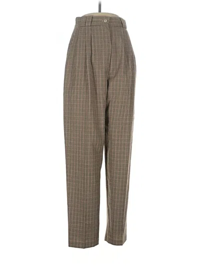 Pre-owned Assorted Brands Casual Pants In Brown
