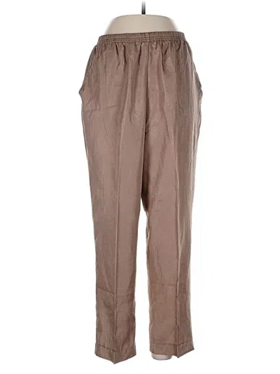 Pre-owned Assorted Brands Casual Pants In Brown