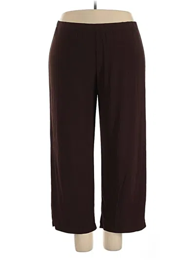 Pre-owned Assorted Brands Casual Pants In Brown