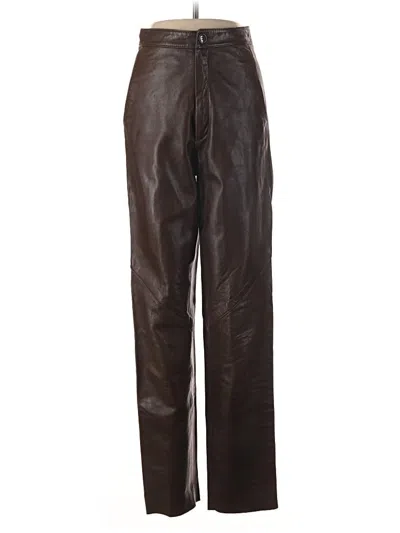 Pre-owned Assorted Brands Casual Pants In Brown