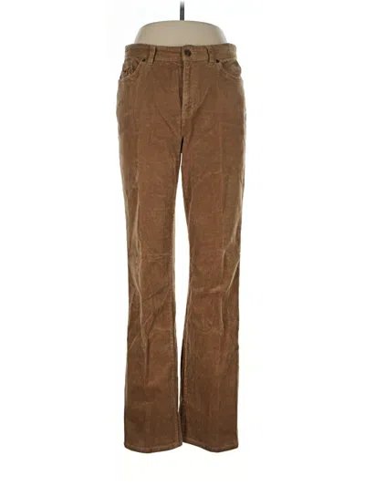 Pre-owned Assorted Brands Casual Pants In Brown