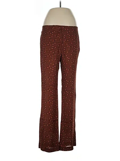 Pre-owned Assorted Brands Casual Pants In Brown
