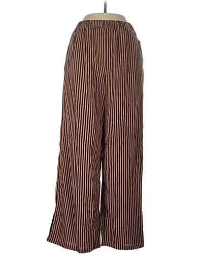 Pre-owned Assorted Brands Casual Pants In Brown