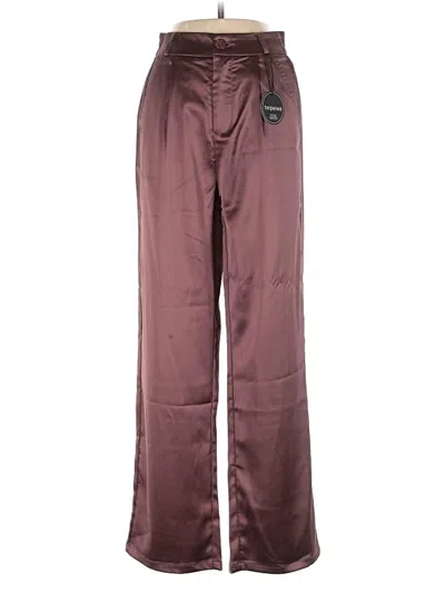 Pre-owned Assorted Brands Casual Pants In Burgundy