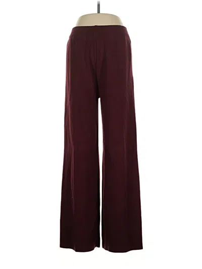 Pre-owned Assorted Brands Casual Pants In Burgundy