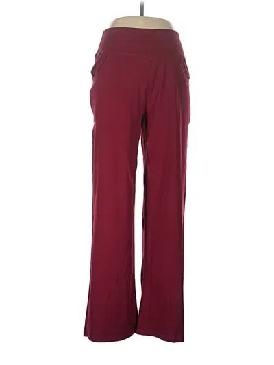 Pre-owned Assorted Brands Casual Pants In Burgundy