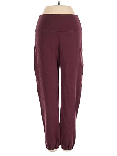 Pre-owned Assorted Brands Casual Pants In Burgundy