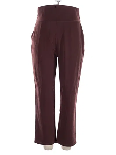 Pre-owned Assorted Brands Casual Pants In Burgundy