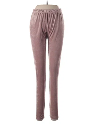 Pre-owned Assorted Brands Casual Pants In Burgundy