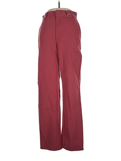Pre-owned Assorted Brands Casual Pants In Burgundy