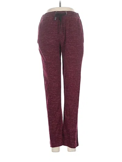 Pre-owned Assorted Brands Casual Pants In Burgundy