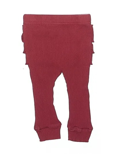 Pre-owned Assorted Brands Babies' Casual Pants In Burgundy