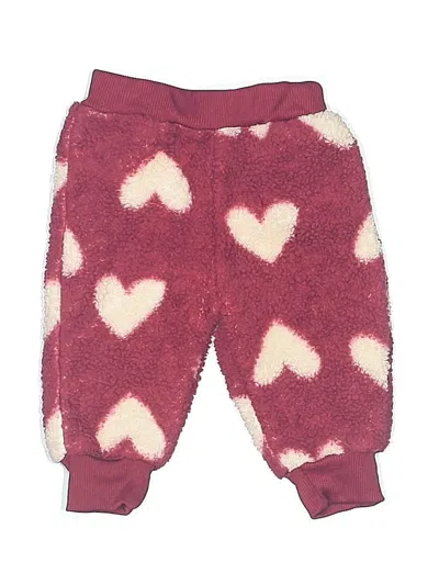 Pre-owned Assorted Brands Babies' Casual Pants In Burgundy