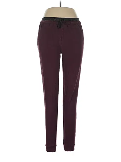 Pre-owned Assorted Brands Casual Pants In Burgundy